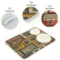 thumbnail image 4 of Radio Dish Drying Mat Dish Drainer Rack Mats Water Absorbent Non-Slip Easy Clean Heat Resistant for Kitchen Counter, 4 of 8