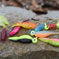 thumbnail image 4 of VMC 3/8 oz. Neon Moon Eye Jig - 4 Pack - Blue Fire UV, 4 of 4