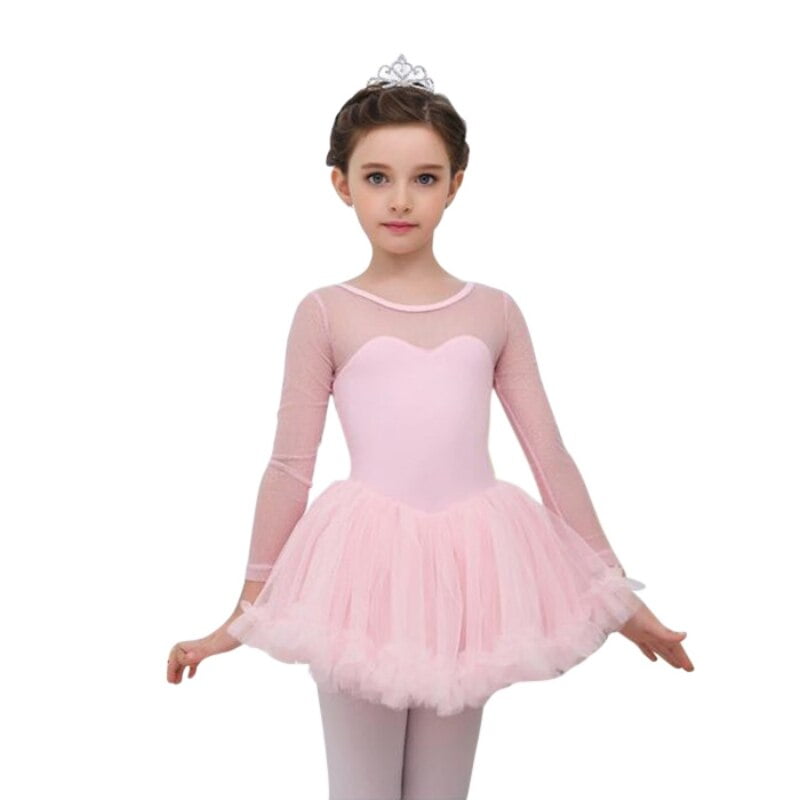 Girls Kids Fairy Party Ballet Costume Tutu Leotard Skirt Dance Dress 3-10Y 