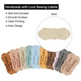 thumbnail image 4 of 20uds Mano Hecho PU Cuero Etiqueta con Amor Cosido Relieve Etiqueta Adorno para Jeans Bolsos Zapatos Sombrero, 4 of 8