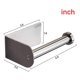 thumbnail image 1 of Organizador de rollos de papel higiénico para cocina y baño, de acero inoxidable, autoadhesivo, 1 of 6