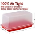 Signoraware Airtight Bread Keeper, Loaf Holder, Fresh Saver, Sealable Plastic Food Storage