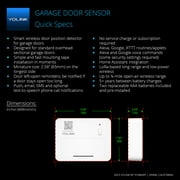 YoLink Smart Garage Door Solution Kit - Convert Any Garage Door to Smart in Seconds! Battery-Powered, No-Wires, No-Tools Super-Easy Installation. Works with Alexa & IFTTT