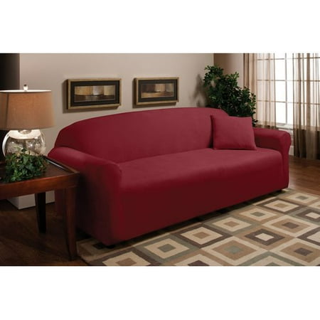 Madison Home Stretch Microfleece Box Cushion Sofa Slipcover