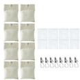 thumbnail image 1 of Lot de 8 Poids pour Rideaux, Sac de Poids pour Rideaux Extérieurs 15oz, Sacs de Sable pour Fond de Rideaux Gazebo avec Clip pour Rideaux Cabane Gazebo Pergola Jardin (Beige), 1 of 5
