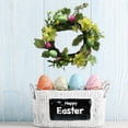 thumbnail image 1 of Decoraciones de Pascua, adornos de Pascua, regalos de Pascua, corona de huevos de Pascua, decoración de pared para puerta de entrada, corona, arreglo de escena de corona, accesorios de decoración, cor, 1 of 6