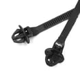 thumbnail image 4 of 20Pcs 5mm x 120mm Adjustable Plastic Push Mount Loop Cable Tie Zip Wire Fastener, 4 of 4