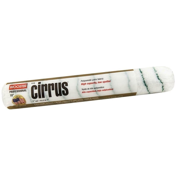 wooster brush r196-18 cirrus nap roller, 1-inch