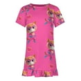 thumbnail image 4 of Super Kitties Girls Short Sleeve Dress Soft Cute Designs Dresses Casual T-Shirt Dress 160CM, 4 of 7