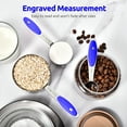 thumbnail image 5 of U-Taste 18/8 Stainless Steel Measuring Cups and Spoons Set: 10-Piece Metal Stacking Measure Set for Baking Cooking with Strengthened Welds (Blue), 5 of 11