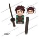 thumbnail image 1 of Bloques WM 6116 6137 6138 Demon Slayer Tanjirou Nezuko Inosuke Zenitsu Giyuu Rengoku Uzui Tengen bloques de construcción de anime Dengxun unisex, 1 of 2