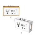 thumbnail image 4 of relayinert Smart And Stylish Wall Mounting Wi-Fi Router Storage Boxes Wide Application Wood Well Organized white, 4 of 6