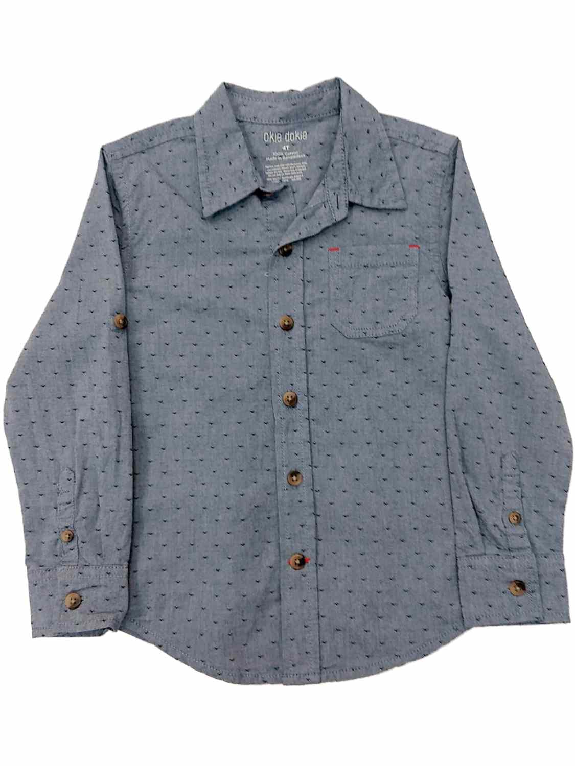Blue Dot Dress Shirt