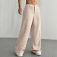 thumbnail image 3 of Women's Corduroy Wide-Leg Soft and Warm Work Pants, 3 of 9