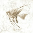 thumbnail image 3 of Nan 20x20 Black Modern Framed Museum Art Print Titled - Soft Marble Tropical Fish, 3 of 5