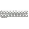thumbnail image 2 of Ambesonne Aboriginal Fabric by the Yard Upholstery, Dotwork Floral Motif, 1 Yard, Charcoal Grey White, 2 of 4