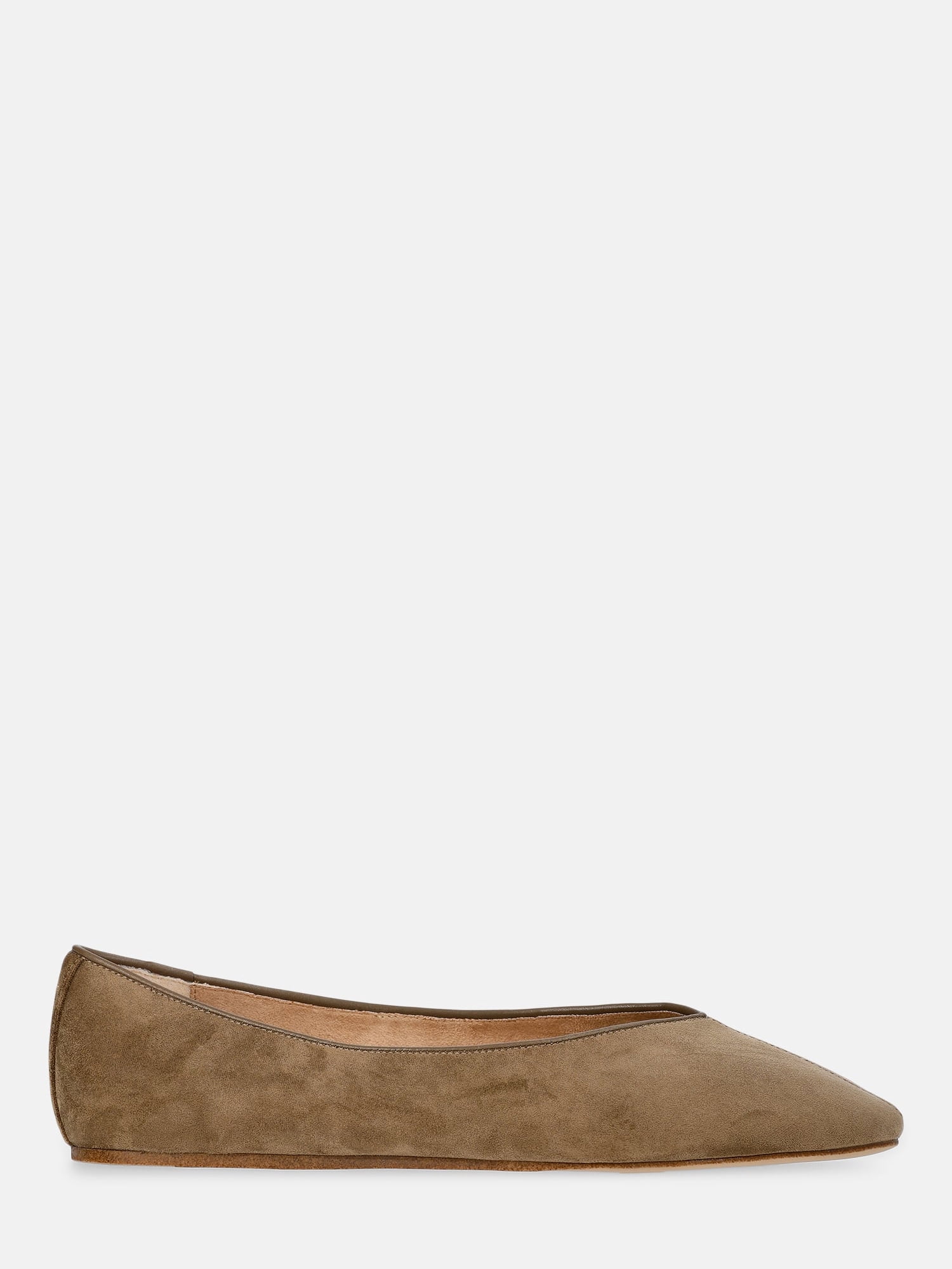 Scenario Women's Faux Suede Ballet Flats
