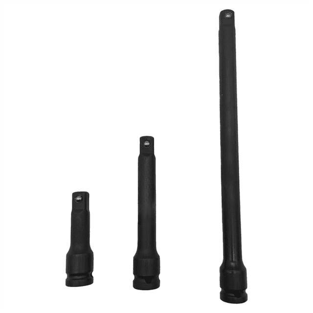 Ensemble de 3 Barres d'Extension de Douille à Impact 1/2 Pouce - Acier V 3 Pouces, 5 Pouces, 10 Pouces Outil de Réparation Auto