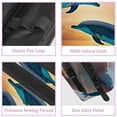 thumbnail image 2 of MUOOUM Pencil Case, Sea Dolphins Jumping Large Capacity Pencil Pouch Stationery Pen Bag, 2 of 7