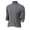 Gray Warm Pullover Knitwear, variant on HOOMEUMY Mens Warm Pullover Knitwear Basic Long Sleeve Shirts Fashion 2025 Trendy Classic Solid Design Stand Collar Tops Slim Fit Blouse Casual Gray XXXL