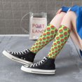 thumbnail image 3 of Lsque Summer Watermelon Printed Crew Socks Men's Women's LightWeight Thin Casual Calf Socks ,Knee High Socks,Cotton Socks, 3 of 9
