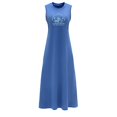 thumbnail image 1 of Vestido largo de verano para mujer, ropa de primavera, vestido de verano para ir de compras y viajes , s S, 1 of 7