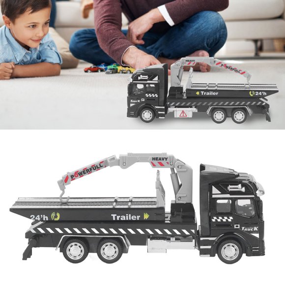 Pullback Car Model, Anti Impact   Tow Truck Model Wear Proof Capacity Development  for Children