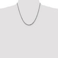 thumbnail image 2 of Auriga 14k White Gold 4mm Rope Chain Necklace 20inch for Women, 2 of 5