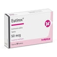 thumbnail image 4 of Eutirox Levotiroxina 50 mcg 50 tabletas, 4 of 4