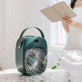 thumbnail image 4 of Ventilador de escritorio D18 con 3 velocidades, rocío de viento y funcionamiento silencioso, 4 of 5