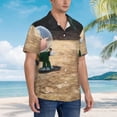 thumbnail image 4 of Lsque Pikmin Pattern Hawaiian Shirt for Men Unisex Summer Beach Casual Short Sleeve Cotton Linen Button Down Shirts-X-Large, 4 of 6