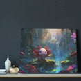 thumbnail image 3 of Naloa Pond Cute Axolotl Print Canvas Bathroom Wall Art,Bathroom Wall Art Decoration, Canvas Poster Prints,Decorative Paintings for Living Room, Bathroom, Kids Room, 3 of 6