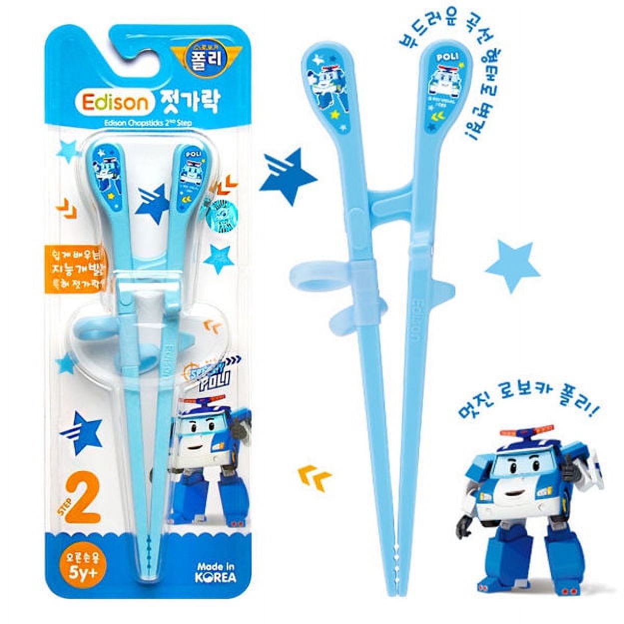 Pororo Edison Trainings-Essstäbchen Für Kinder – 1 Paar, 17,8 Cm