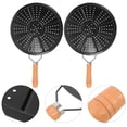 thumbnail image 2 of CIMAXIC Heat Diffuser For Gas Stove, 2pcs Heat Diffuser Plate Heat Induction Diffuser With Handle, Cookware Induction Hob Heat Diffuser For All Stove (8. 6inch/ 22cm),14.57"X8.66"X0.98", 2 of 5