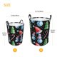thumbnail image 3 of Balery Disco Mirror Ball Snowman Cesta de ropa redonda con asas, impermeable, independiente, para ropa, juguetes, dormitorio y familia-Medium, 3 of 6