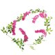 thumbnail image 2 of Injueey Flores artificiales de glicinia para decoración de boda flores artificiales de larga duración para decoración de fiesta Plantas Artificiales Verde Alambre de hierro, 2 of 6