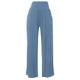 thumbnail image 5 of Elevated Women's Casual Pants High Waisted Wide Leg Trousers with Pockets for Comfortable Everyday Wear Elastic High Waisted Straight Leg Pull On Trousers, 5 of 5