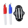 thumbnail image 1 of fastboy Golf Ball Marker Line Drawing Stencil Tools with Marker Set Stylish and Versatile Three Lines 4.5cm 1Set, 1 of 6