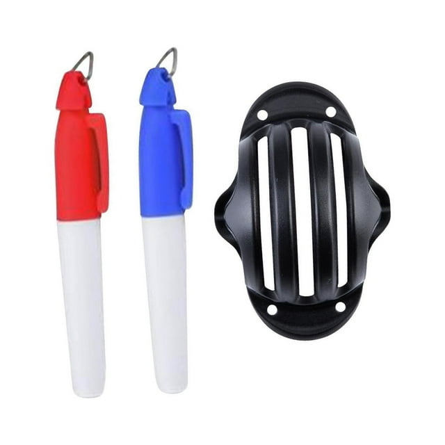 fastboy Golf Ball Marker Line Drawing Stencil Tools with Marker Set Stylish and Versatile Three Lines 4.5cm 1Set