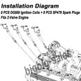 thumbnail image 7 of 8 pack DG508 Ignition Coils and Spark Plugs for 1997-2003 Ford F150 Expedition 5.4L Triton V8, 7 of 7