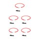 thumbnail image 1 of Billuyoard Collar para mascotas Advertencia de seguridad luminosa Collar LED para mascotas Collar de animal ajustable recargable, rojo rojo 5piezas Billuyoard CBP166933, 1 of 6