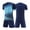 Dark Blue, variant on TIREOW Kids Team Soccer Jersey and Shorts, Youth Shirts Soccer Uniform Kit, Adult Indoor Turf Sport Outfit (Style F)