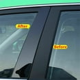 thumbnail image 3 of 6x Door Window Pillar Posts Glossy Black Polycarbonate Trim For Kia Optima 11-15, 3 of 5