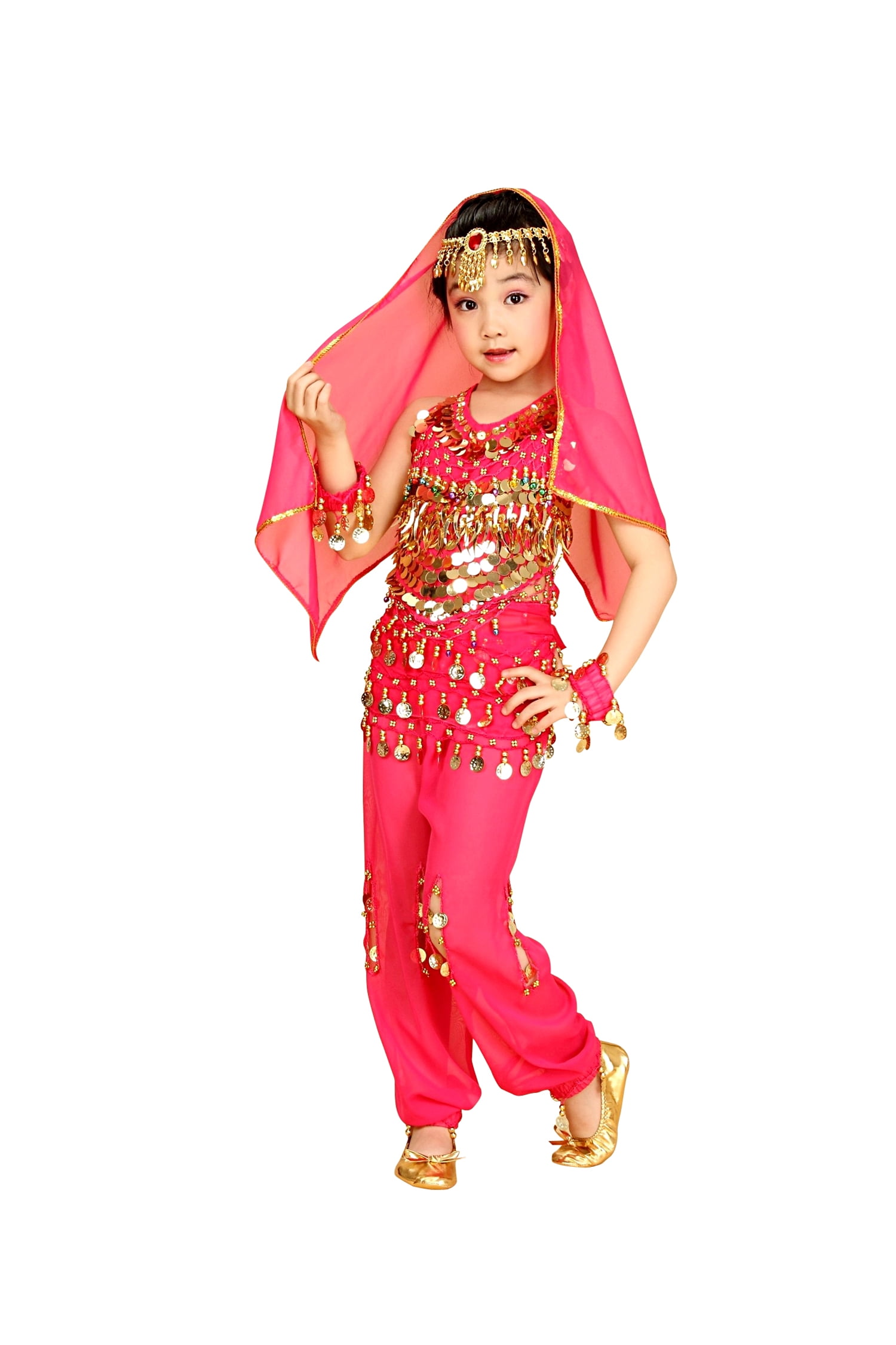 So Sydney Kids, Toddler, Girls' Deluxe Belly Dancer Gypsy Halloween