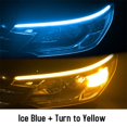 thumbnail image 4 of 2PCS Car LED Strip Lights  Flexible Headlight Strips DRL Light Tube Daytime Running Lights Waterproof Neon Turn Signal Bulb Sequential Switchback, 4 of 10