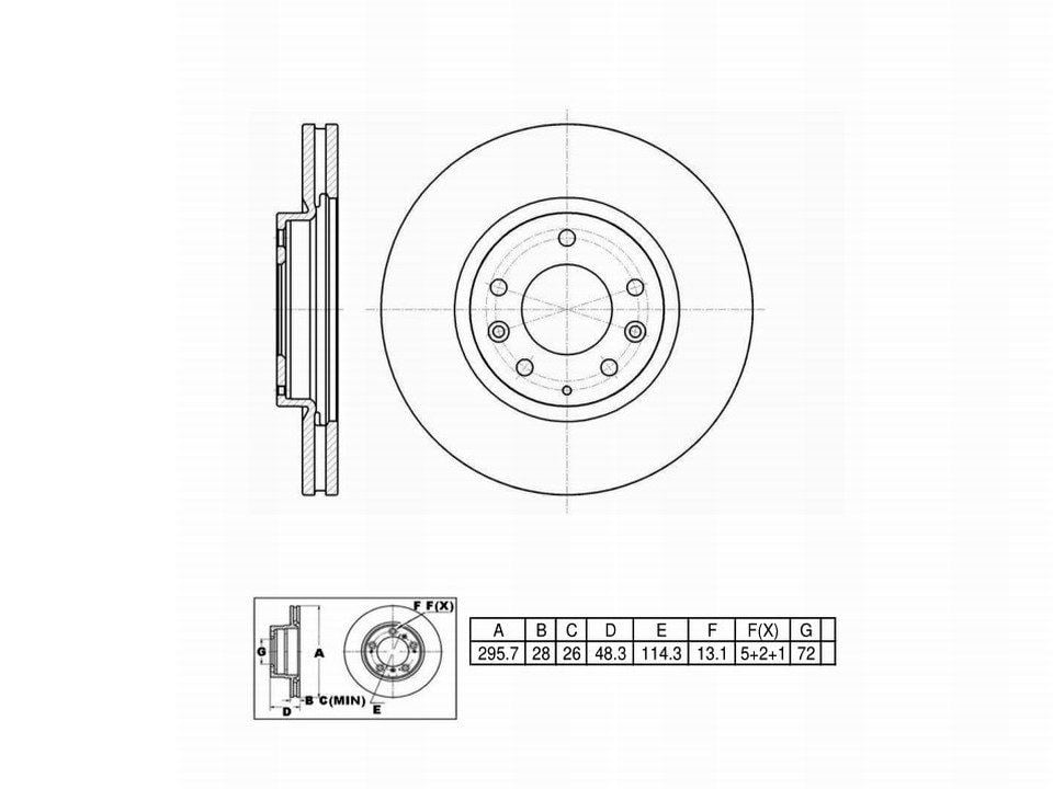 Winstop Brake Kits, Front WSK785, Mazda CX-7 2012-2007