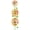 Yellow(3 Blades), variant on ANHXN Metal Sunflower Wind Spinners Outdoor Kinetic Wind Spinner with Stakes Yard Art for Garden Lawn Patio Decoration,