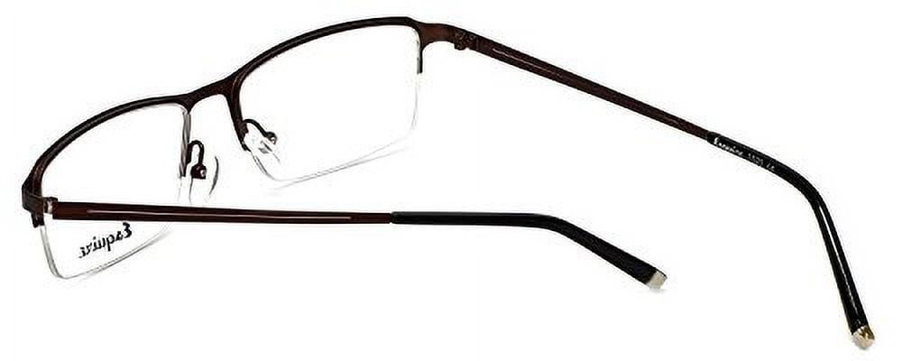 Esquire Designer Reading Glasses EQ1520 in Satin-Brown 54mm with Case +3.25