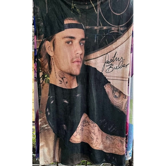 Exclusiva! Cobija Frazada Ultra Suave Justin Bieber