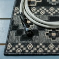 thumbnail image 4 of SAFAVIEH Veranda Luwig Geometric Indoor/Outdoor Area Rug, Black/Beige, 2'7" x 5', 4 of 6